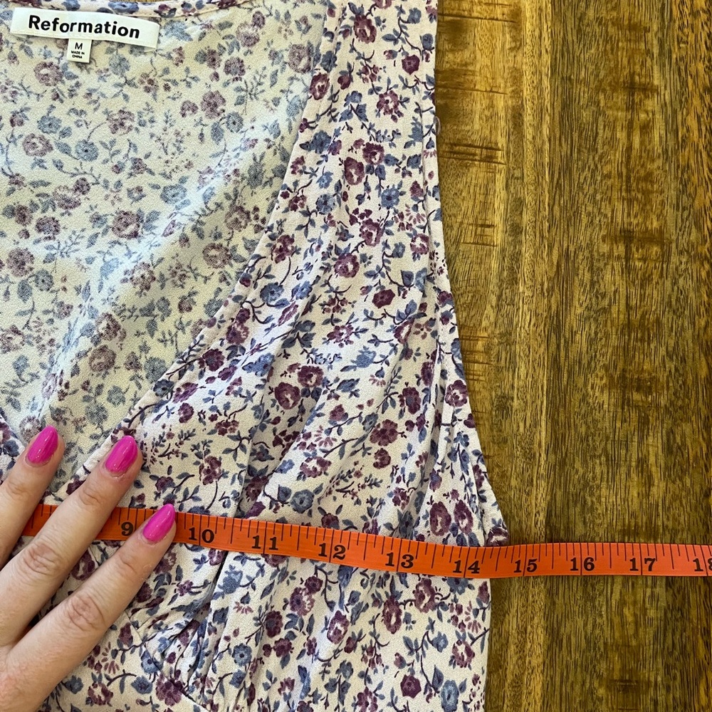 Reformation Purple Floral Mini Dress - Picture 9 of 11
